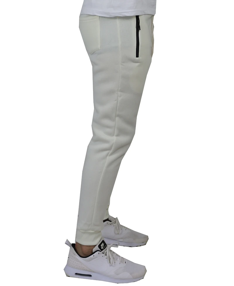 Galaxy By Harvic Men's Pro Star Slim Fit Fleece Lined Jogger Sweatpants