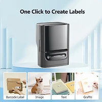 Label Maker Machine with Tape, PM220 Bluethooth Printer, 2 Inch Portable Thermal Printer for Small Business, Address, Logo, Clothing, Sticker Pr