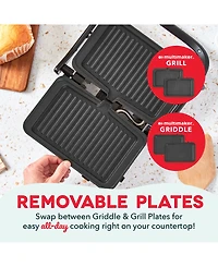 Dash Flex Press Electric Griddle & Grill System