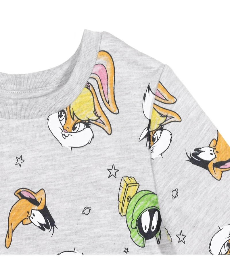 Space Jam Girls Looney Tunes Sylvester Bugs Bunny Daffy Duck French Terry Sweatshirt to