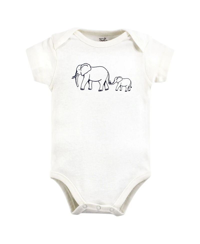 Touched by Nature Baby Boys Natural Cotton One-Pieces