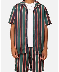 Xxiii Men's Steven Stripe Button Up Shirt - Multi