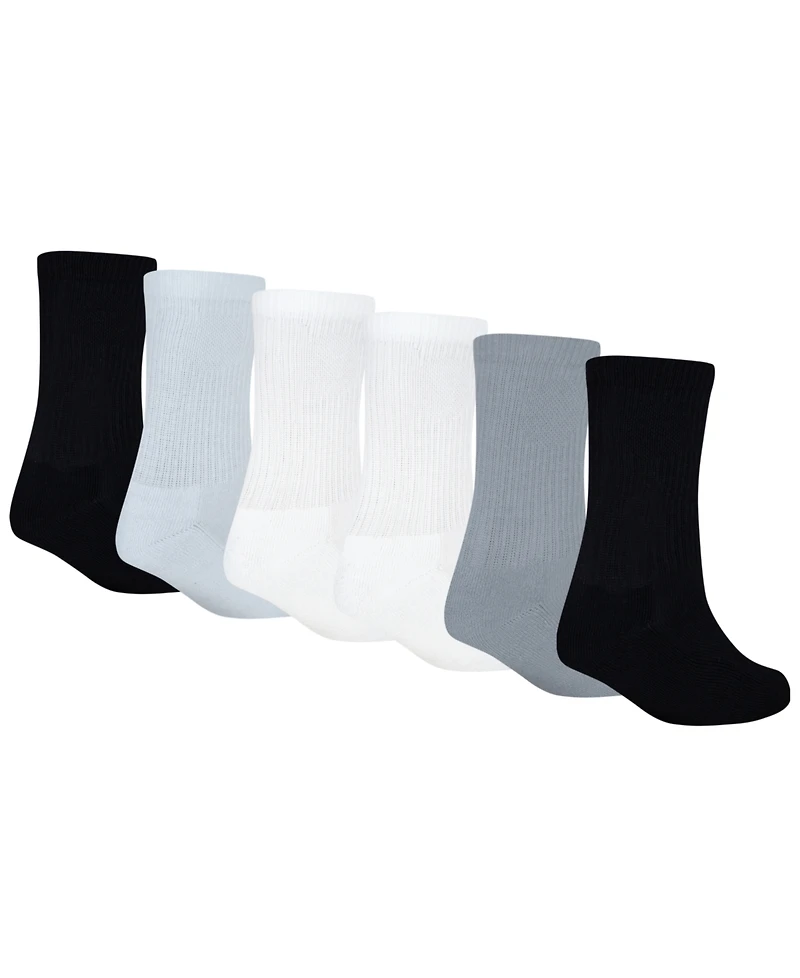 Jordan Big Kids' Everyday Essentials Crew Socks, 6-Pack