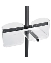 WinSpin Rectangular Serving Tray for Dual Use Prize Wheel Clear Acrylic Tradeshow Party