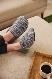 Feelgoodz Men's Laidback Slipper Artisan Woven Indoor Closed Heel House Shoes