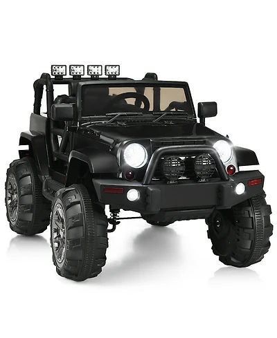 Gymax Electric 12V Kids Ride-on Car Truck Parent Control with 2.4 Ghz Remote Red