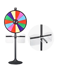 WinSpin Brochure Holder for Dual Use Prize Wheel Clear Acrylic Display Stand Tradeshow
