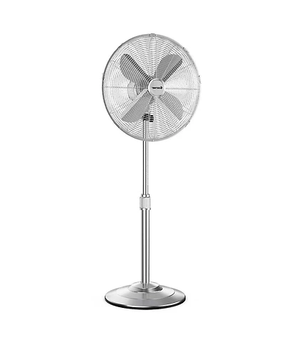 Sugift 18 Inch Metal Adjustable Oscillating Pedestal Fan