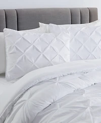 Closeout! Videri Home Pintucked 3-pc. Comforter Set, Full/Queen