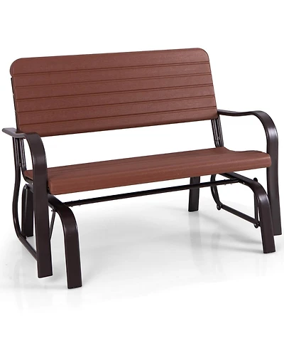 Outdoor Patio Swing Porch Rocker Glider Bench Loveseat Garden Seat Steel