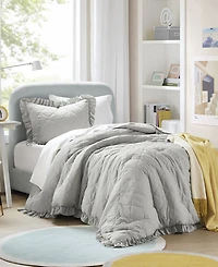 510 Design Phoebe Diamond Quilted Ruffle Edge 2-Pc. Comforter Set, Twin/Twin Xl