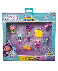 Gabby's Dollhouse Celebration Themed Cat Toy Figures