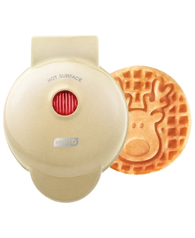 Dash Reindeer Mini Waffle Maker
