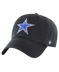 '47 Brand Men's Black Dallas Cowboys Secondary Clean Up Adjustable Hat