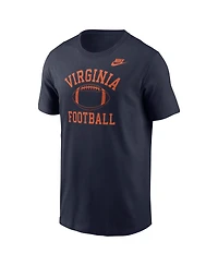 Nike Men's Navy Virginia Cavaliers Vintage Football Core T-Shirt
