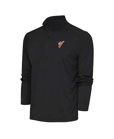 Antigua Men's Charcoal Venezuela Baseball 2023 World Baseball Classic Tribute Quarter-Zip Pullover Top