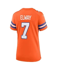 Nike Men's and Women's John Elway Orange Denver Broncos Mile High Collection 1977 Throwback Player Game Jersey