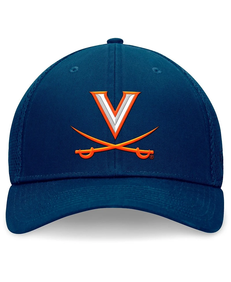Top of the World Men's Navy Virginia Cavaliers Spacer Flex Hat