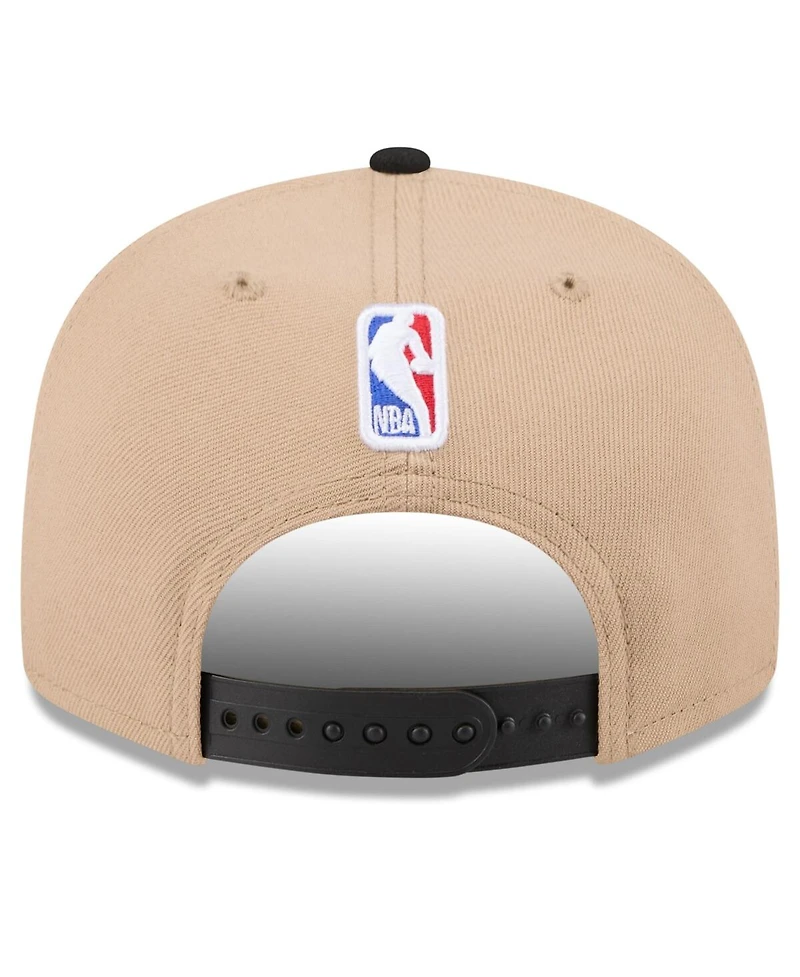 New Era Big Boys and Girls Tan/Black Miami Heat 2024 Nba Draft 9FIFTY Snapback Hat