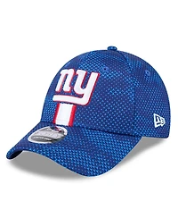 New Era Men's Royal New York Giants 2024 Sideline 9FORTY Stretch-Snap Hat