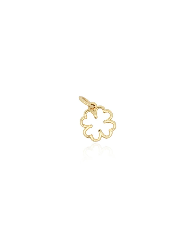 The Lovery Mini Gold Clover Charm 14K Gold