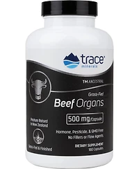 Trace Minerals Beef Organ, 600mg - Bone & Energy Health Support Supplement - Nutritional Supplement Aids Healthy Organs