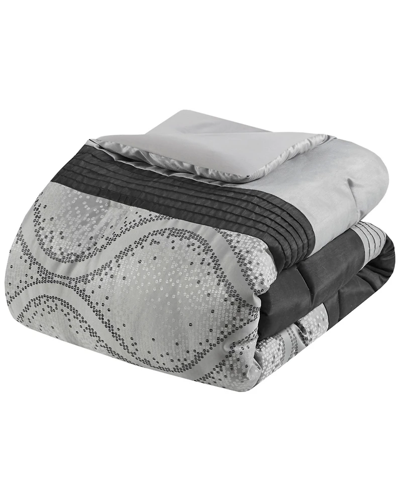 Madison Park Lori Jacquard 6-Pc. Comforter Set, Full/Queen