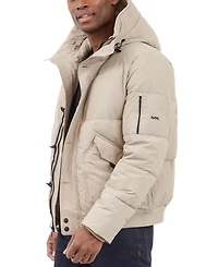 Michael Kors Men's Crinkle Nylon Heavy Short Snorkel Coat