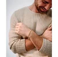 Vincero Men's Box Chain Bracelet, 3mm Rhodium-Plated Sterling Silver - Regular