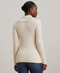 Lauren Ralph Women's Buckled Cotton Sweater