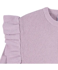 Gerber Toddler Girls Ruffled Sweater and Pant Knit Set