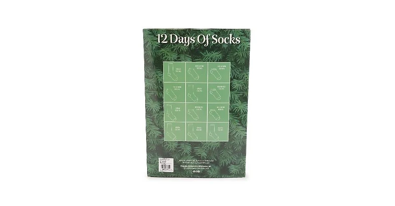 Muk Luks Men's 12 Days of Christmas Socks