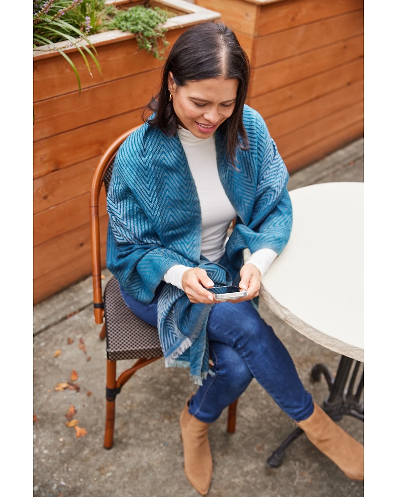 Feelgoodz Artisan Hayden Scarf 100% Recycled Acrylic Oversized Wrap Winter