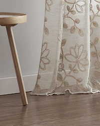 Dainty Home Rita Linen Look 76" W x 63" L Grommet Window Panel Set