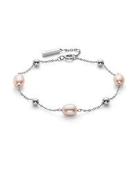 Olivia Burton by the Sea Cultivated Pearl Silver Tone Bracelet