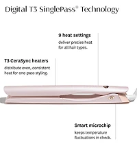 T3 SinglePass Smooth X Professional Flat Iron with Extra-Long Plates