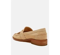 Rhone Tassels Detail Suede Loafers