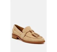 Rhone Tassels Detail Suede Loafers