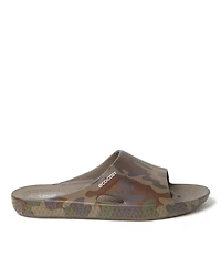 Dearfoams Men's EcoCozy Sustainable Comfort Slide Sandal