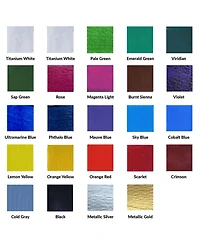 Hippie Crafter Fabric Paint Set 24 Colors