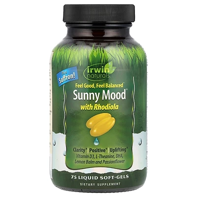 Irwin Naturals Sunny Mood with Rhodiola