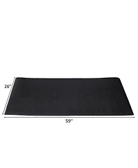 Skonyon 47/59/78 Inch Long Thicken Equipment Mat for Home and Gym Use-59 x 26 x 0.2 inches