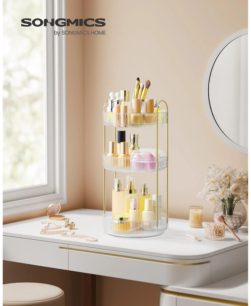Slickblue Makeup Organizer for Neat and Accessible Cosmetic Storage