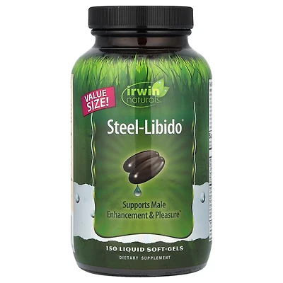 Steel-Libido, 150 Liquid Soft-Gels, Irwin Naturals