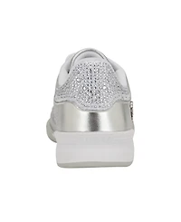 Guess Women's Pritie Quattro Rhinestone Lace-Up Sneakers