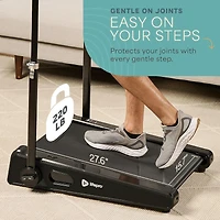 LifePro Smallest Portable Mini Walking Pad with Adjustable Handlebar