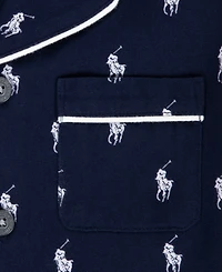 Polo Ralph Lauren Boys 4-7 2-Piece Woven Long Sleeve Top and Pant Pajama Set