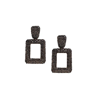Sohi Women's Geometric Drop Earrings