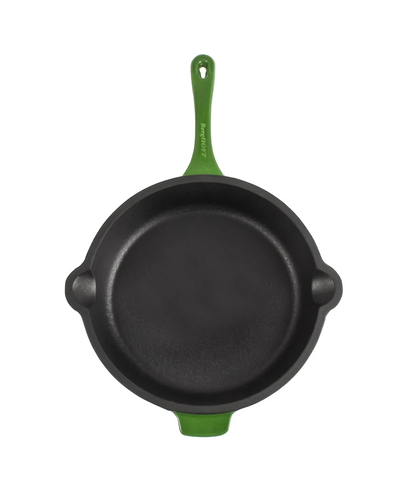 BergHOFF Neo 5pc Cast Iron Oval Dutch Oven Set with 10" Fry Pan