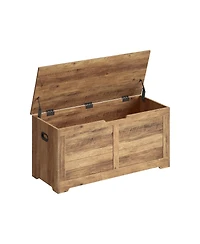 Slickblue Storage Chest, Trunk With 2 Safety Hinges, For Entryway, Bedroom